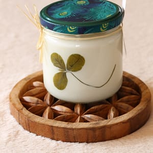 Bougie en grand Bocal non parfumée